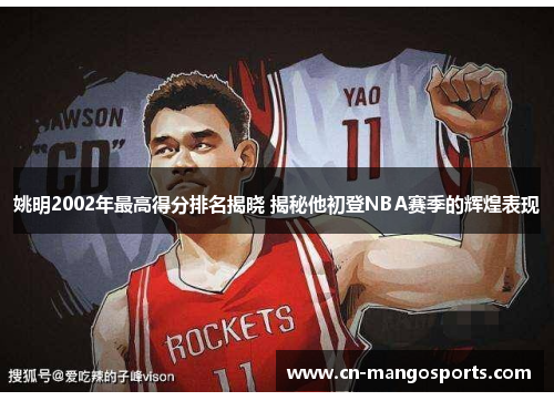 姚明2002年最高得分排名揭晓 揭秘他初登NBA赛季的辉煌表现